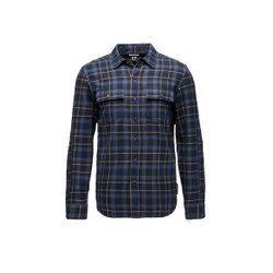 Black Diamond Project Twill Long Sleeve Shirt Men's in Charcoal and Black